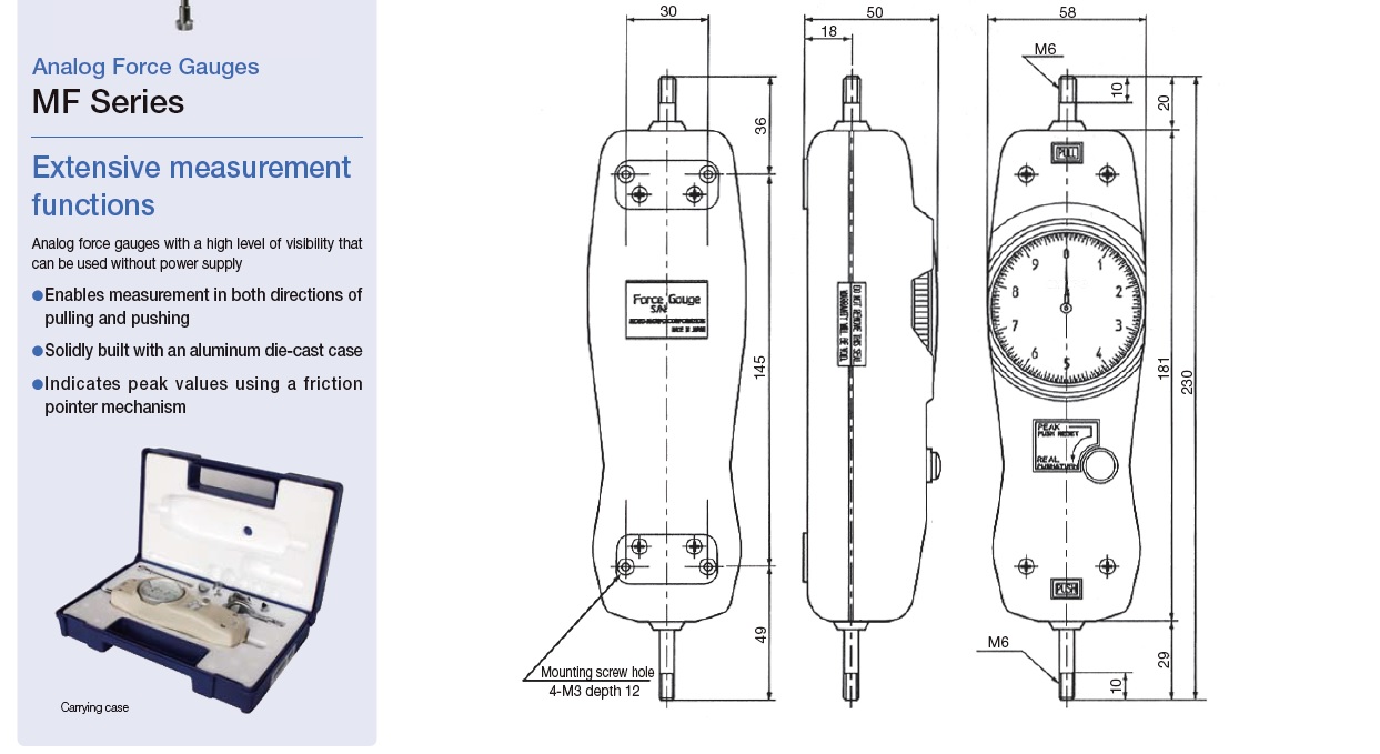 Ichiban Precision Sdn Bhd - Shimpo - Shimpo Mechanical Force Gauge ...